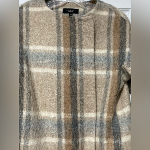Talbots Plaid Swing Jacket, women’s 4 - Picture 8 of 13